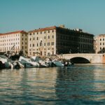 Livorno veduta in arrivo dall'aeroporto di Pisa