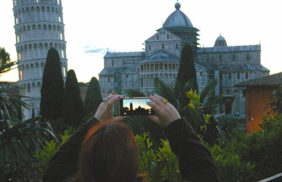 Panorami città di Pisa qui Piazza dei Miracoli