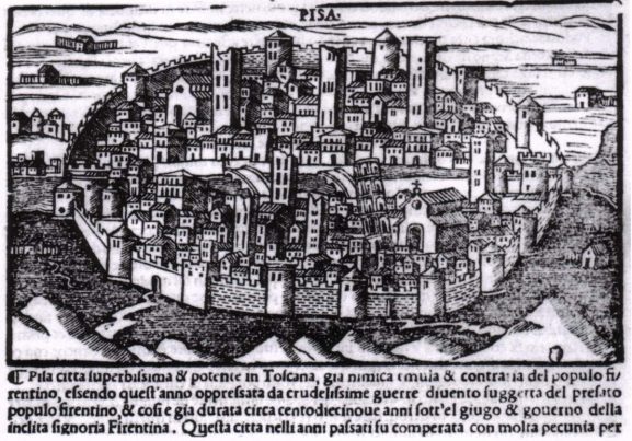 Repubblica Marinara Pisa: mappa di Jacopo Foresti 200 anni dopo