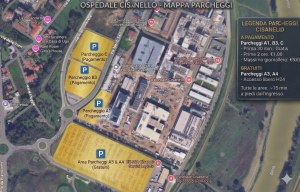 parcheggi ospedale cisanello