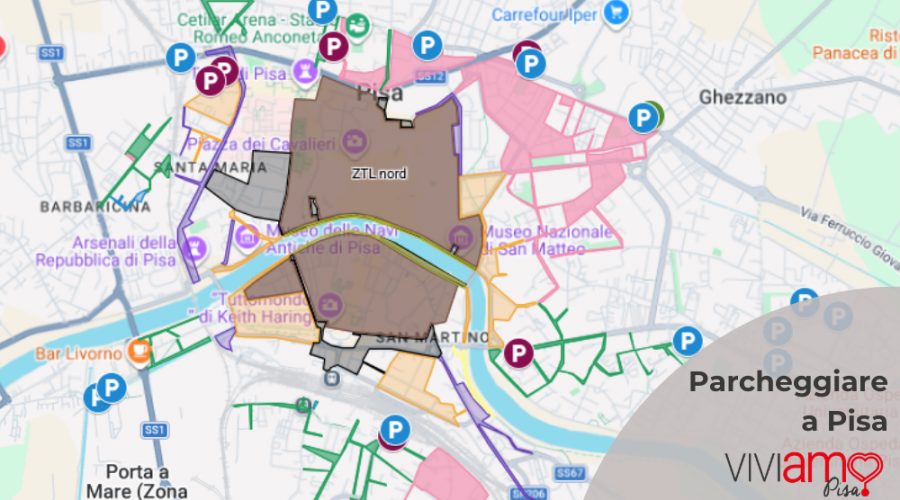 Parcheggiare a Pisa: ecco una guida su tutti i parcheggi gratuiti e a pagamento