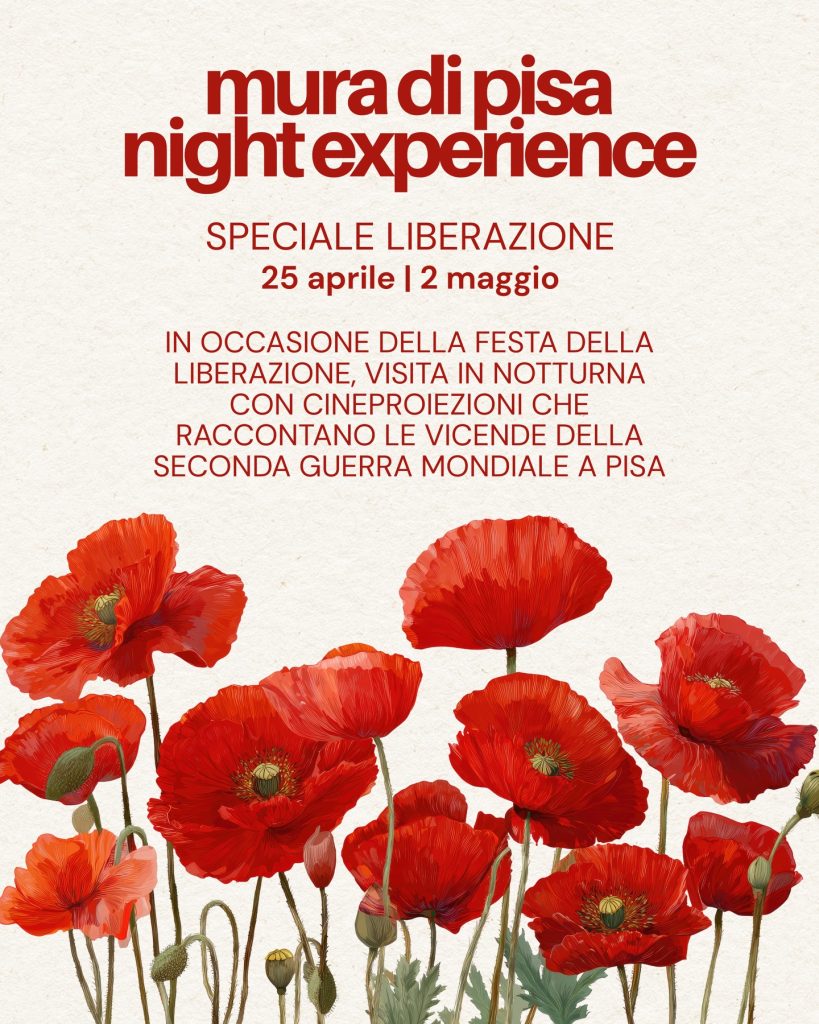 Mura di Pisa Night Experience – Speciale Liberazione 2026