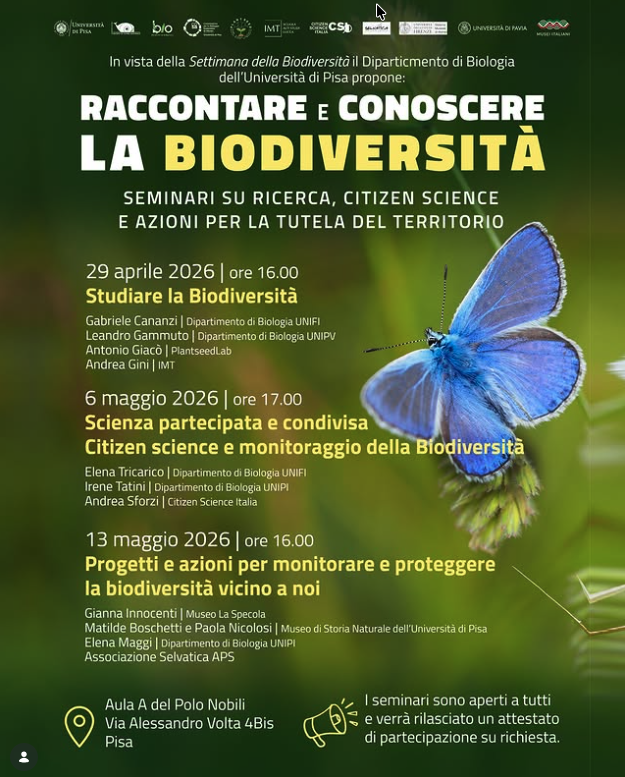 Scienza partecipata e condivisa – Citizen science e monitoraggio della diversità