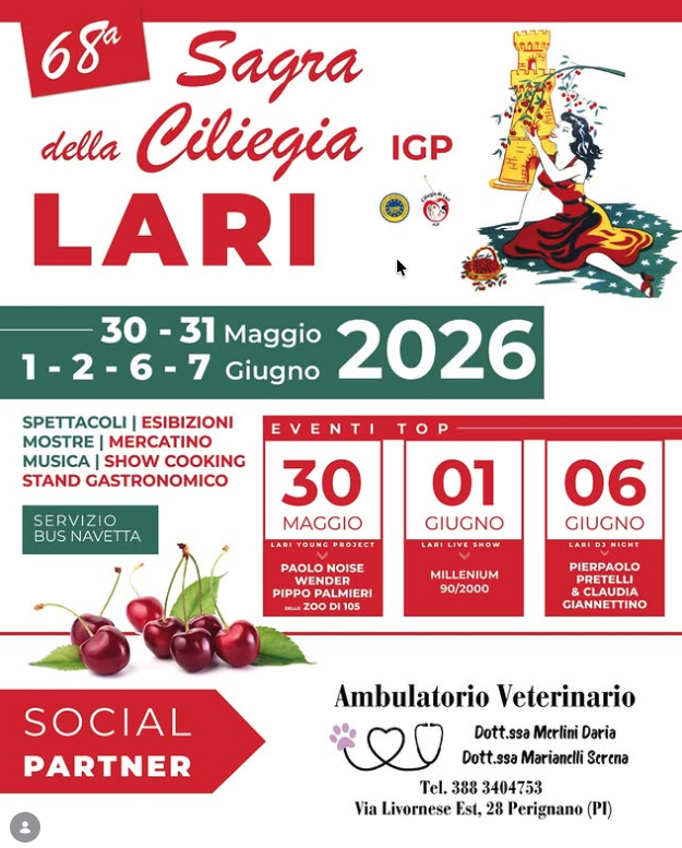 Sagra della ciliegia 2026 – 2 Giugno 2026