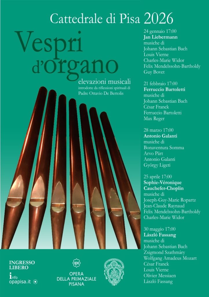 Vespri d’Organo in Cattedrale 2026