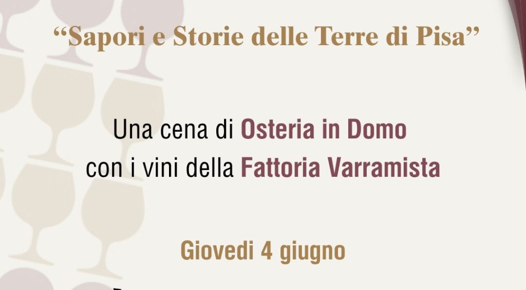 Degustazione di Cantina Varramista a Osteria in Domo