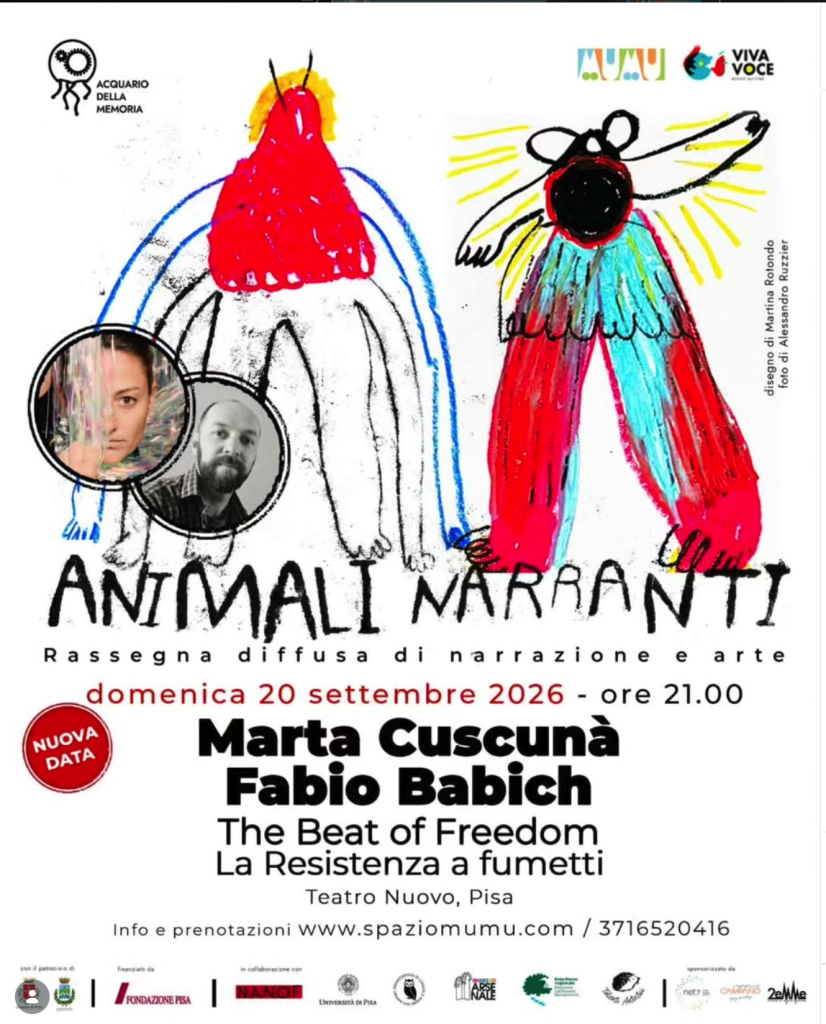 Animali Narranti 2026 – Marta Cuscunà e Fabio Babich ‘The Beat of Freedom’ | Parco delle Concette