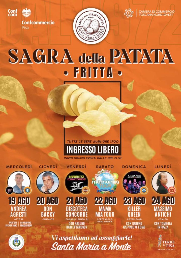 Sagra della patata fritta – 20 Agosto 2026