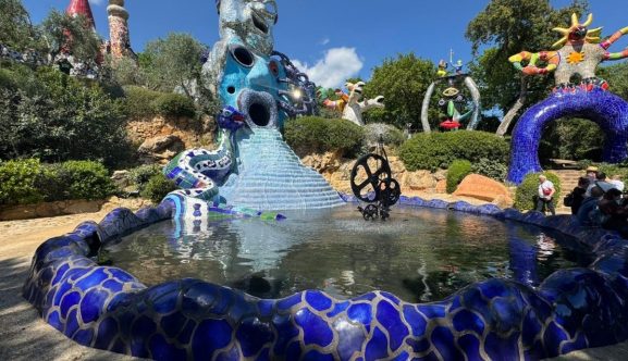 Il parco o giardino dei tarocchi a Capalbio
