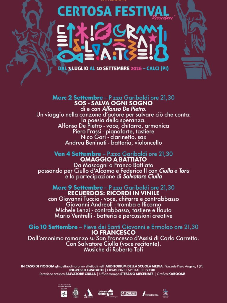 Omaggio a Battiato – Certosa Festival 2026