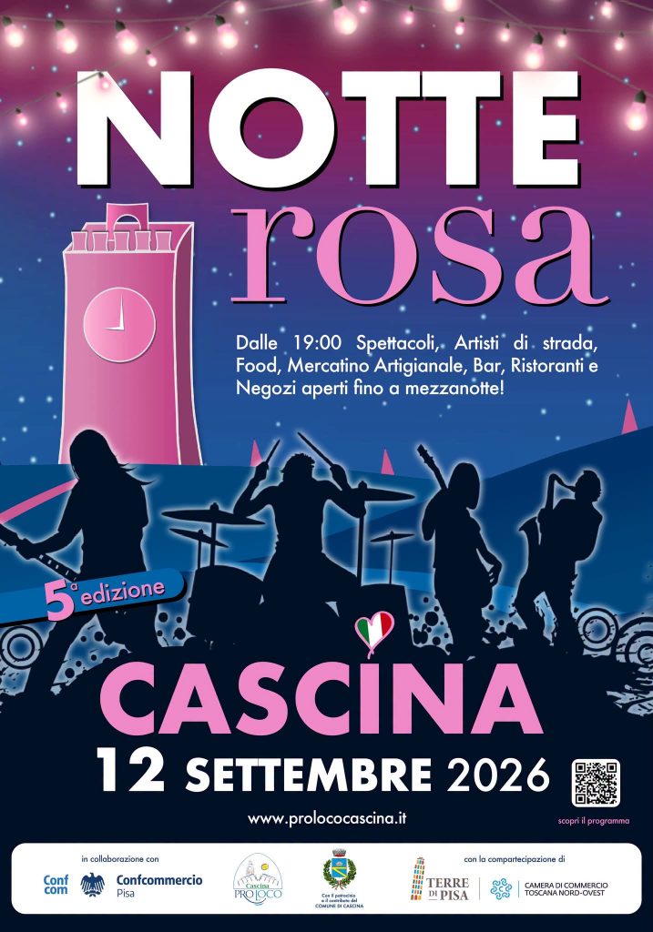 Notte rosa a Cascina