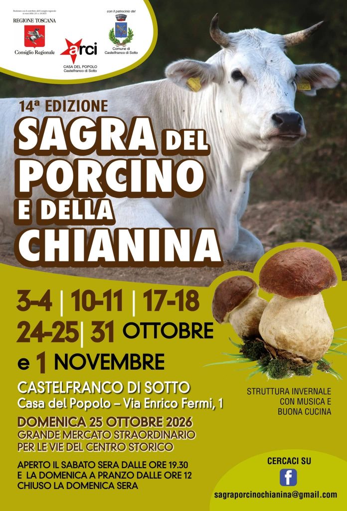 Sagra del porcino e della chianina – 17 Ottobre 2026